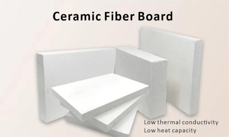 GIRtech Ceramic Fiber Insulation Board (2300F) (23,6" X 12" X 2"), Fireproof Insulating Board for Wood Stoves, Pizza Ovens, Forges, Kilns, Furnaces, Fireplaces - Pack of 1 - Image 5
